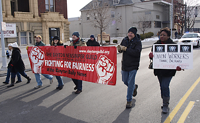 Guild members at 2009 MLK march in Dayton